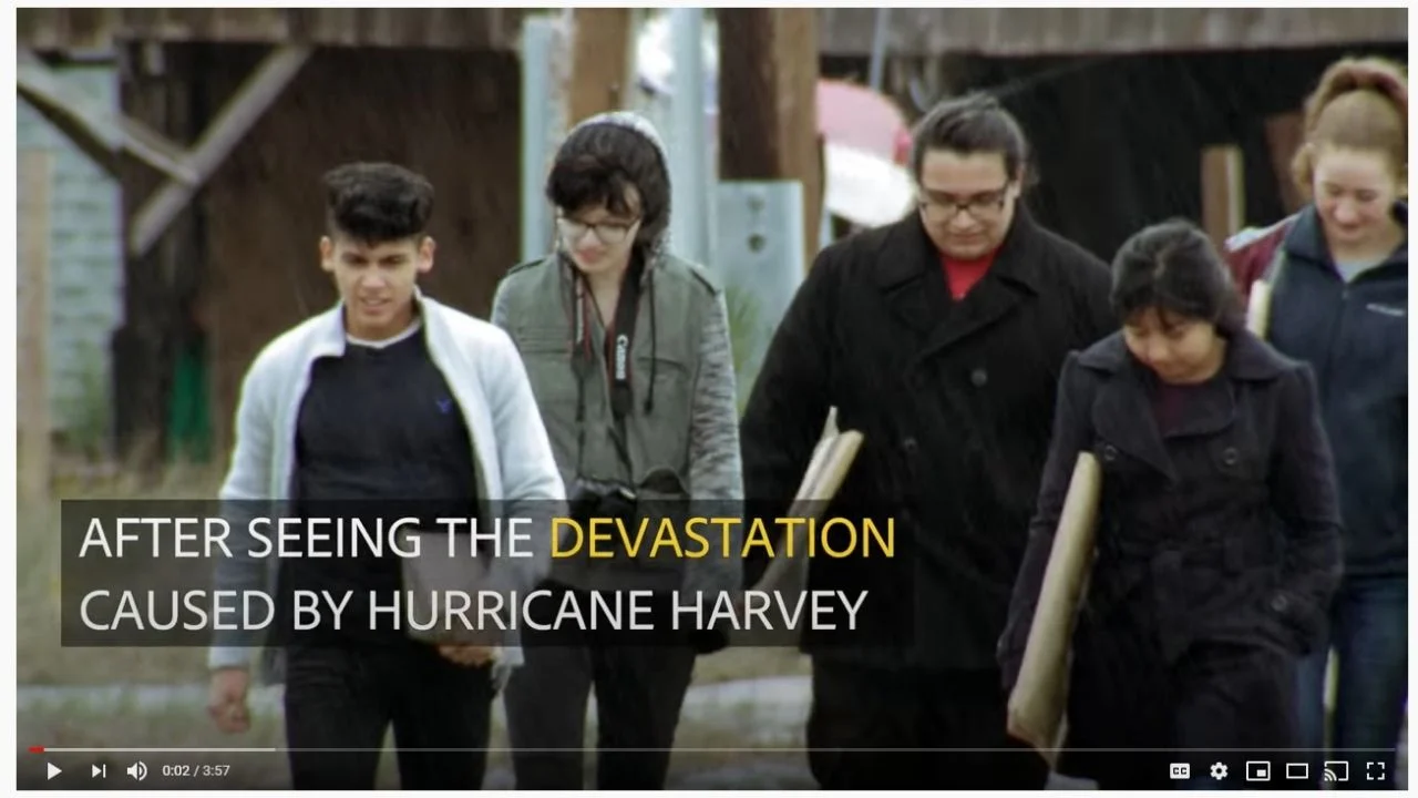 Students Help Victims of Hurricane Harvey Restore Lost Memories